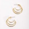 Earrings | Soul Jewellery Triple Hoop Earrings