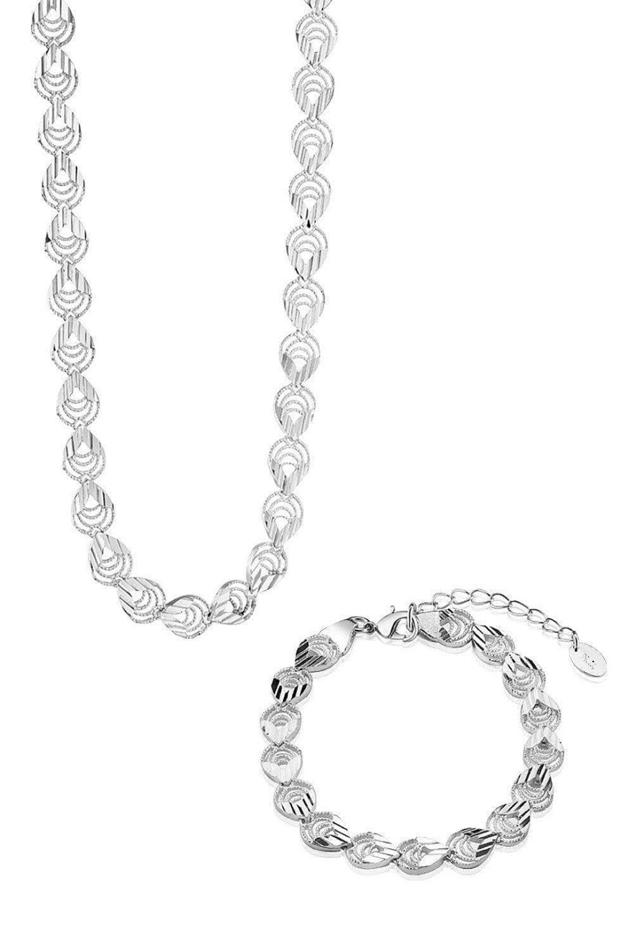 Boxed Gifts | Newbridge Silverware Jewellery Teardrop Necklace And Bracelet Set