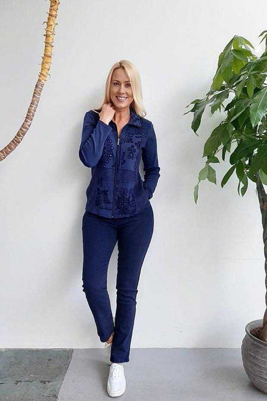 Jeans & Trousers | Voulez Vous Jeans With Studded Detail In Indigo