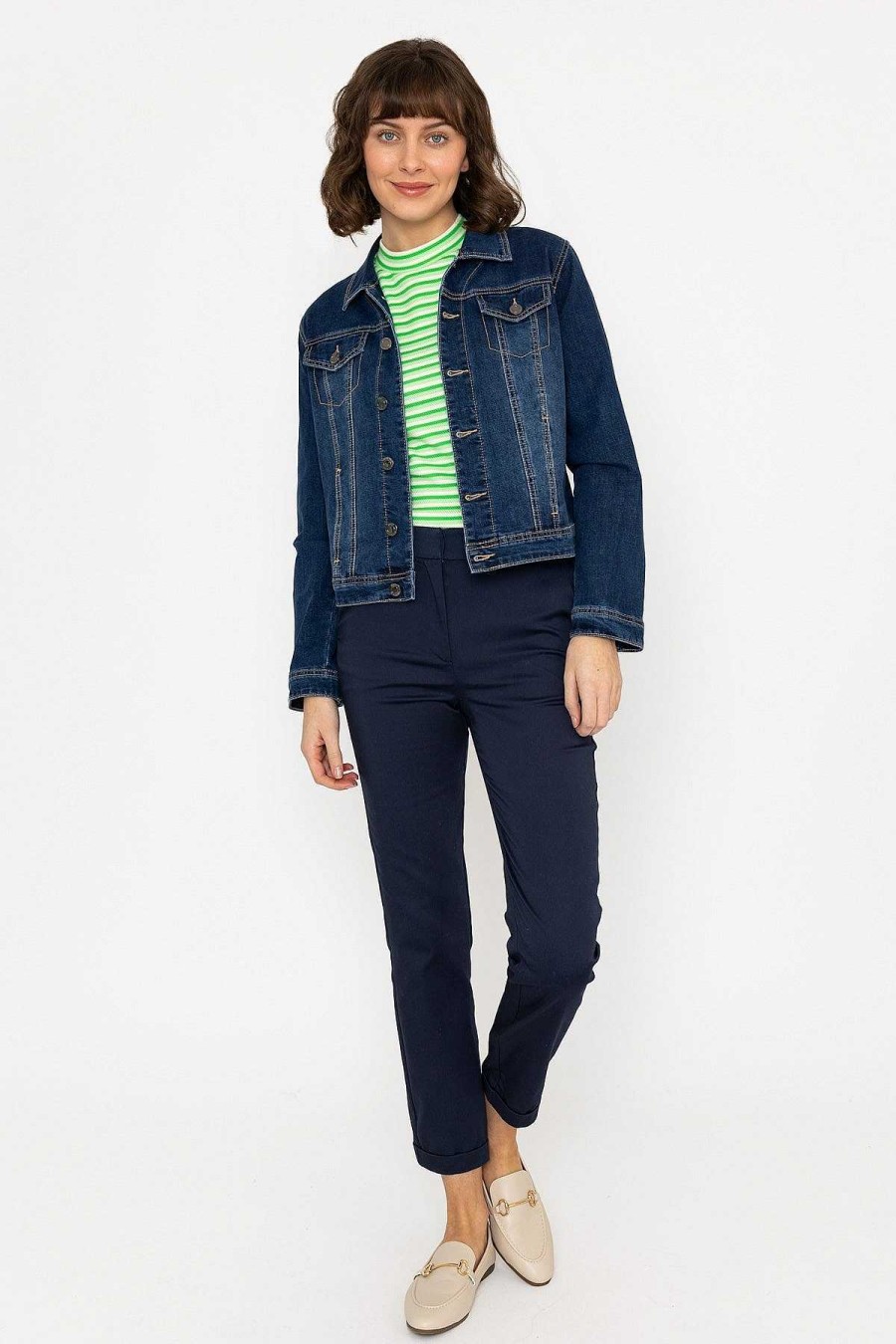 Coats & Jackets | Kelly & Grace Weekend Denim Jacket In Indigo