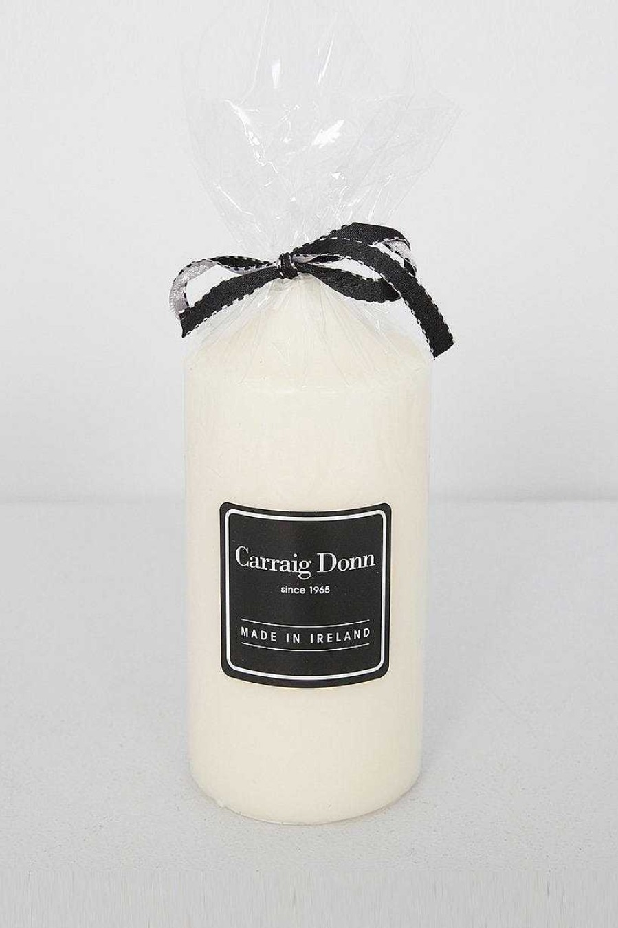 Homeware | Carraig Donn HOME 16 Cm Ivory Pillar Candle