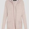 Jumpers & Cardigans | Vero Moda Curve Vero Moda Curve Pink Hooded Cardigan