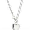 Necklaces | Knight & Day Silver Heart Necklace