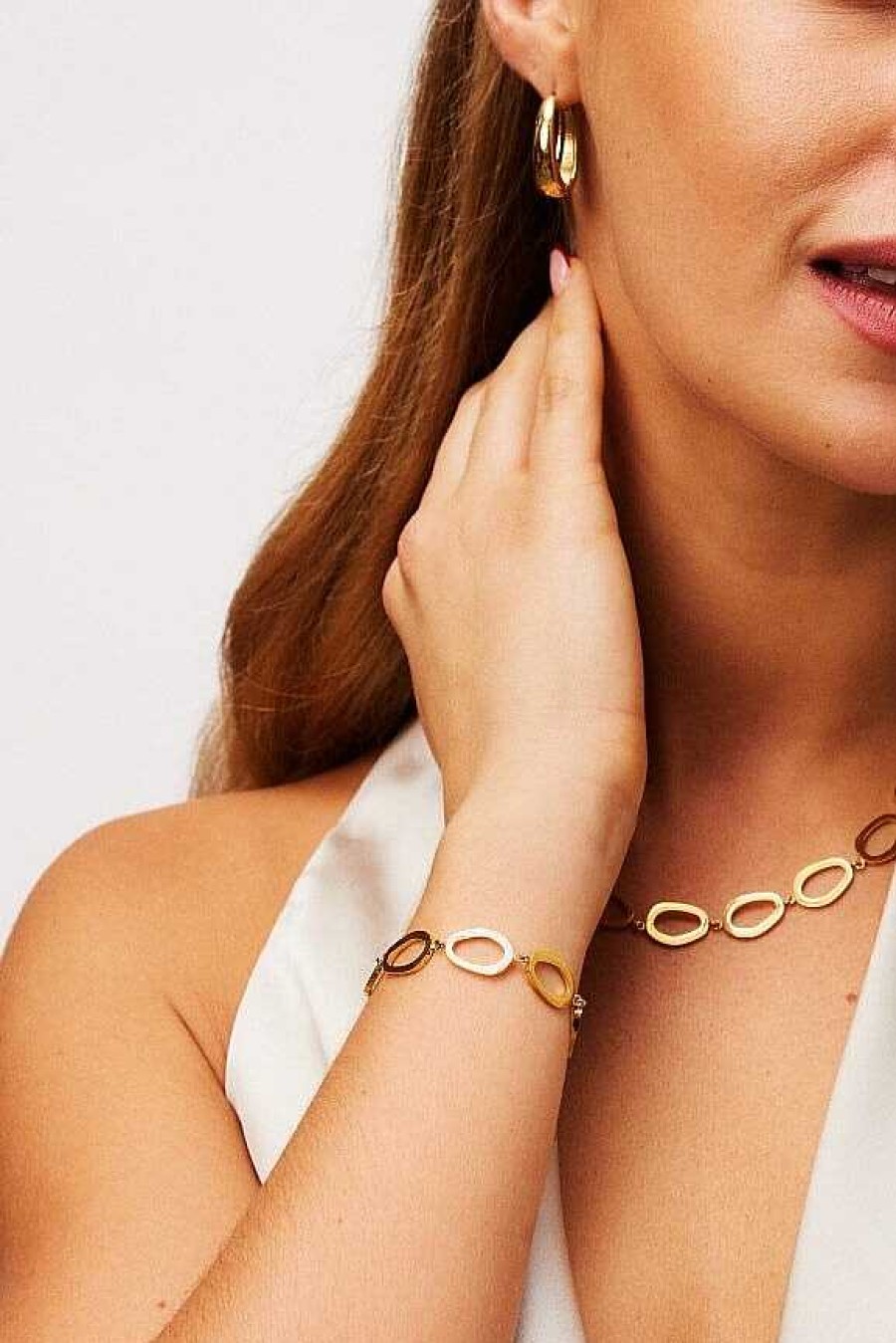 As Seen On Social | Knight & Day Carley Gold Bracelet