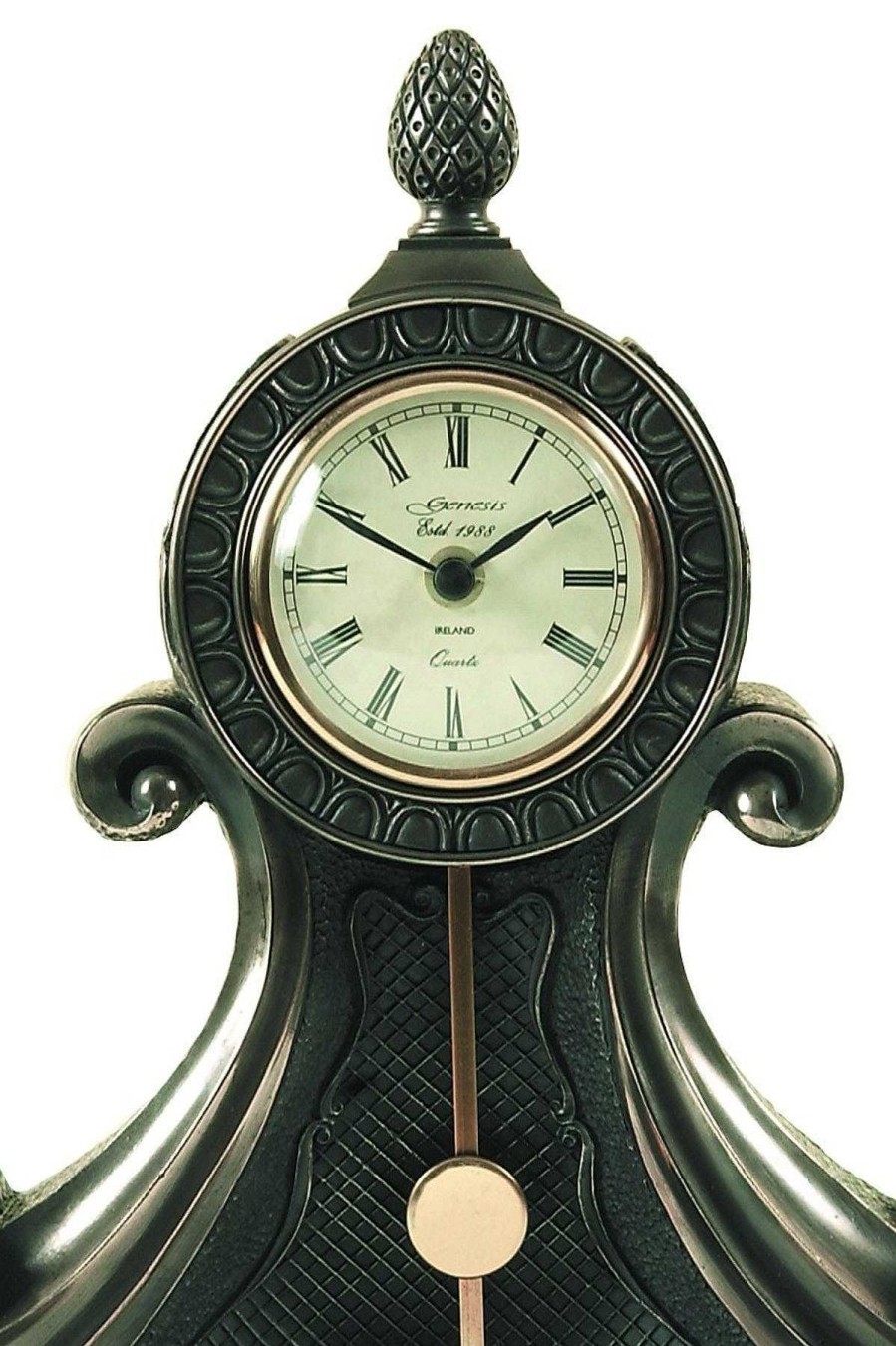 Homeware | Genesis Large Bronze Mantel Clock