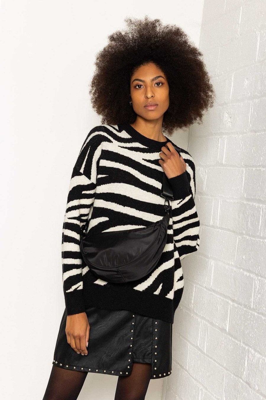 Jumpers & Cardigans | Pala D'oro Sport Zebra Print Knit