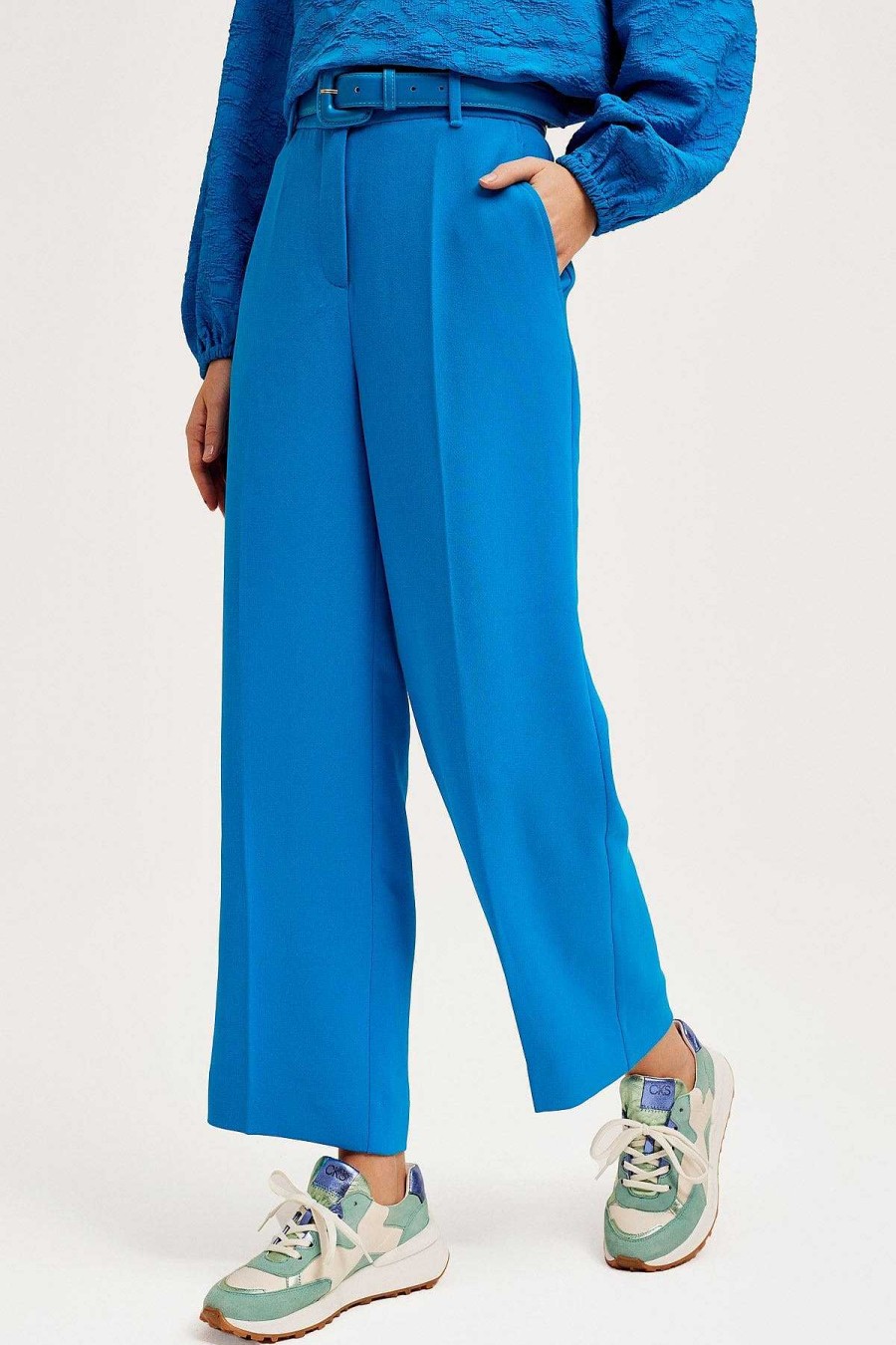 Jeans & Trousers | Cks Fashion Tonks Ankle Trousers In Blue