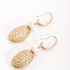 Earrings | Soul Jewellery Gold Oval Earrings