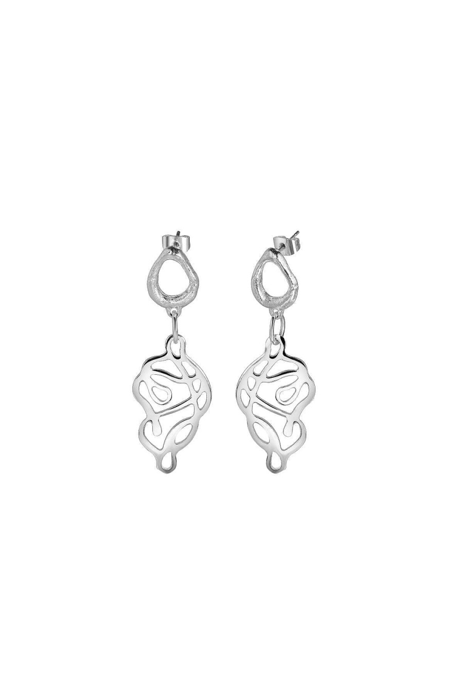 Boxed Gifts | Newbridge Silverware Jewellery Molten Knot Drop Earrings