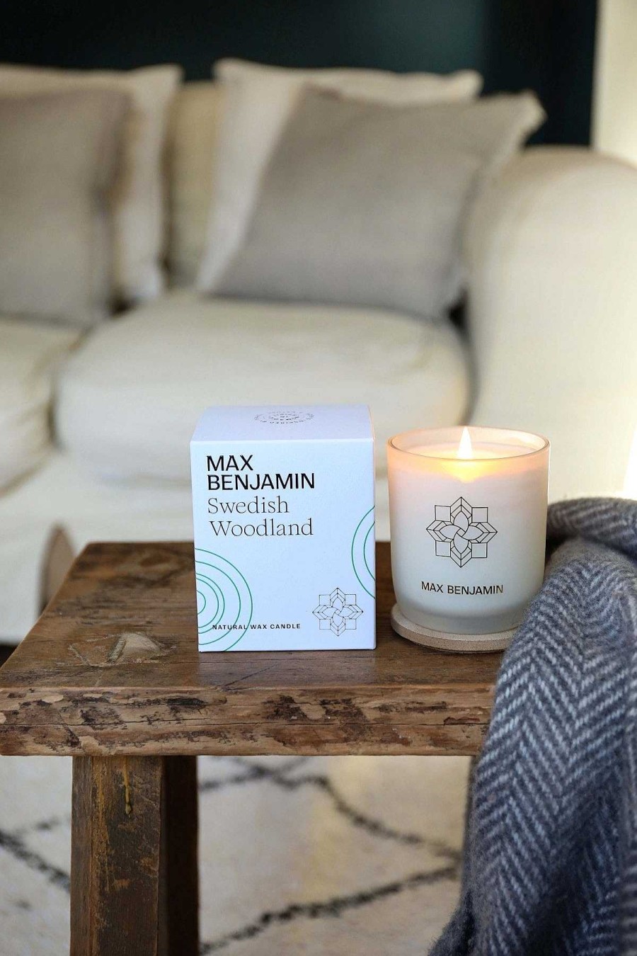 Homeware | Max Benjamin Swedish Woodland Natural Wax Candle