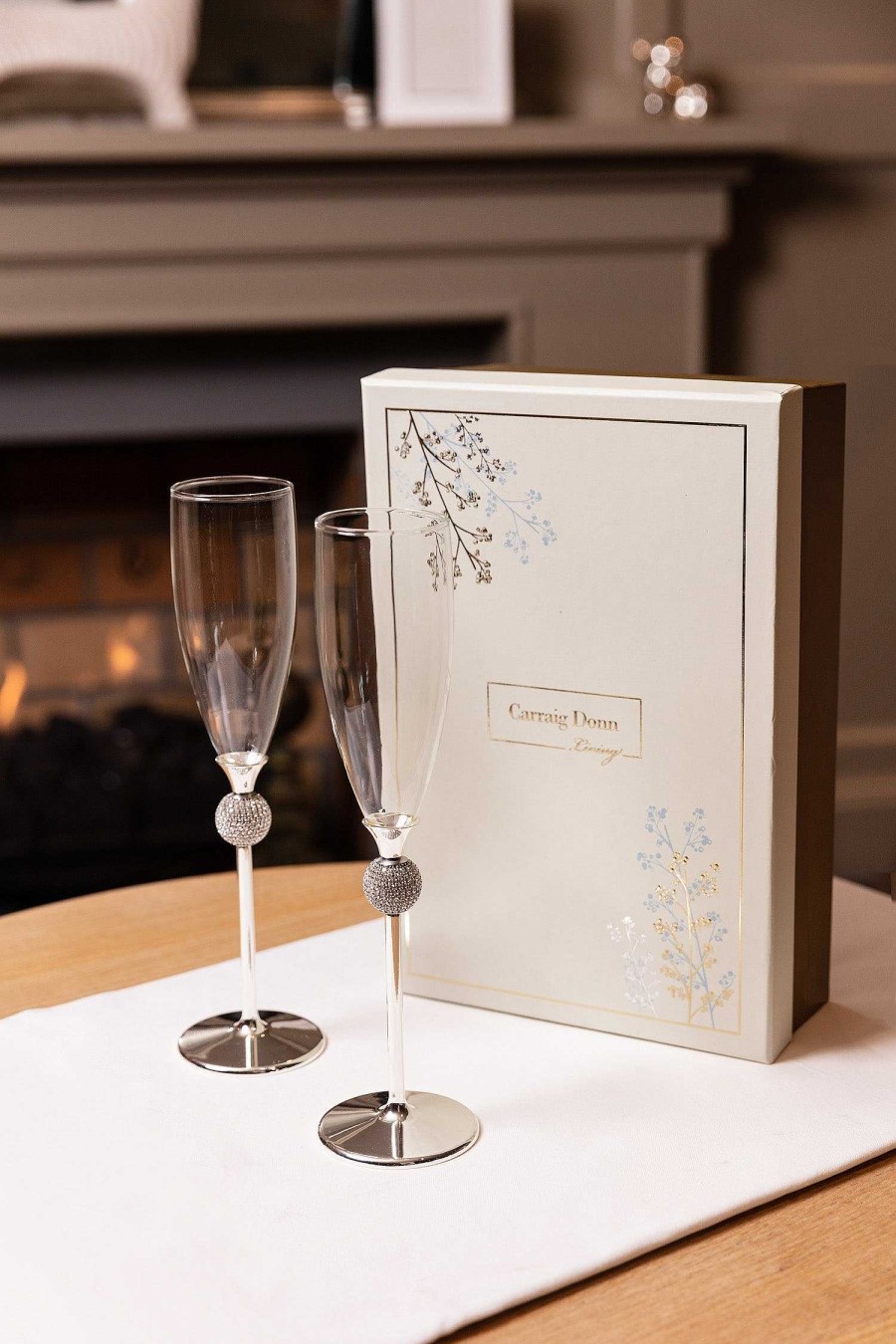 Homeware | Carraig Donn Living Set Of 2 Wedding Toasting Flutes