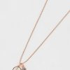 Jewellery | Cherish V Initial Necklace In Rose Gold