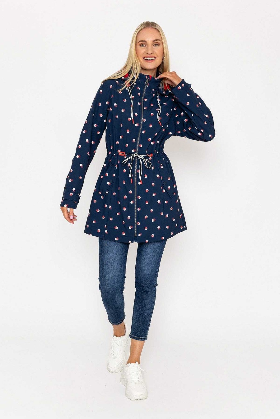 Coats & Jackets | West Quay Polka Dot Print Bonded Jacket