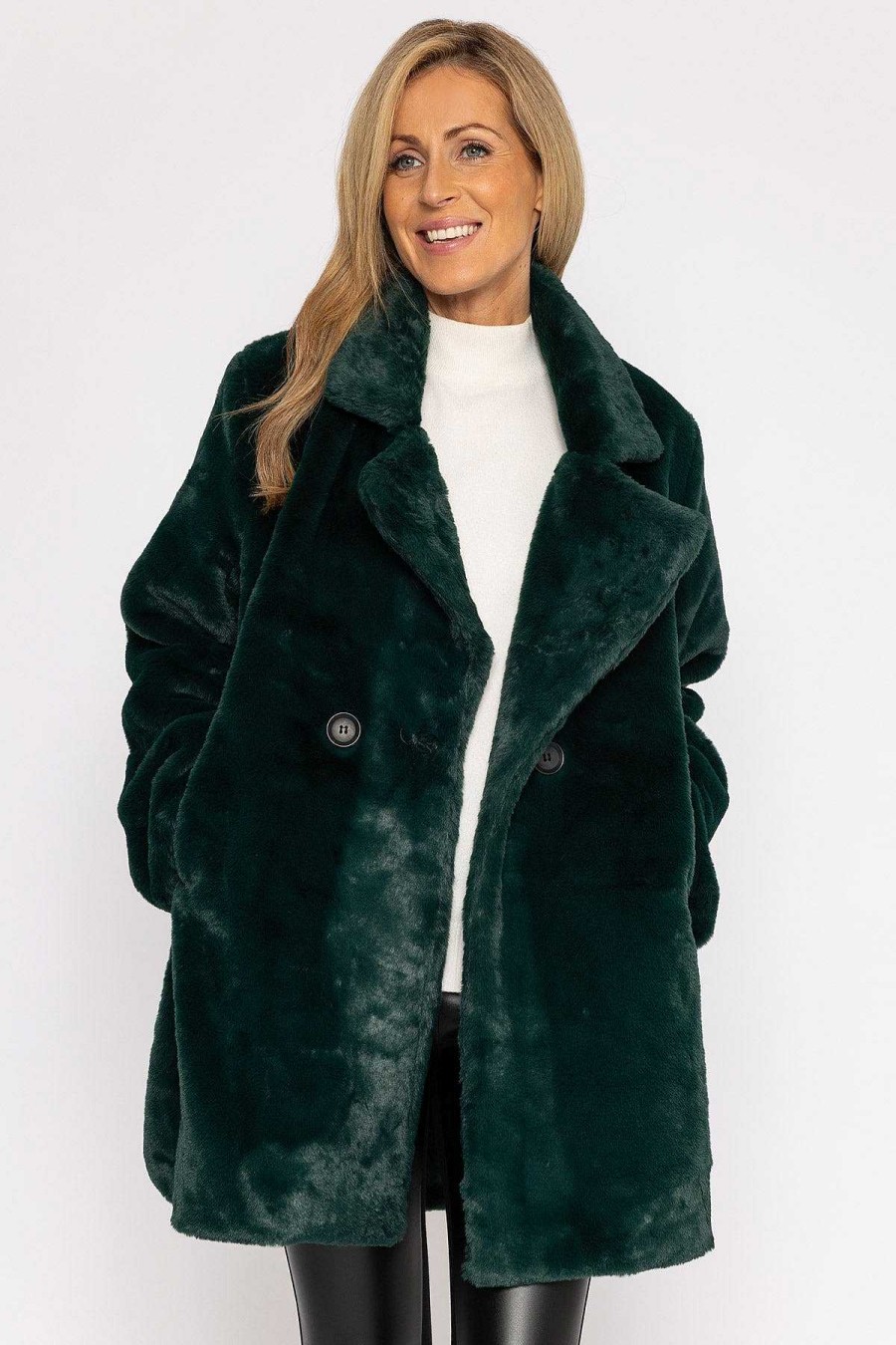 Coats & Jackets | J'aime la Vie Michelle Jacket In Bottle Green