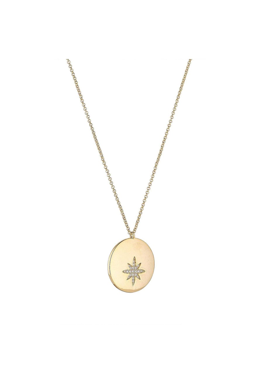 Jewellery | Knight & Day Centre Star Necklace In Gold