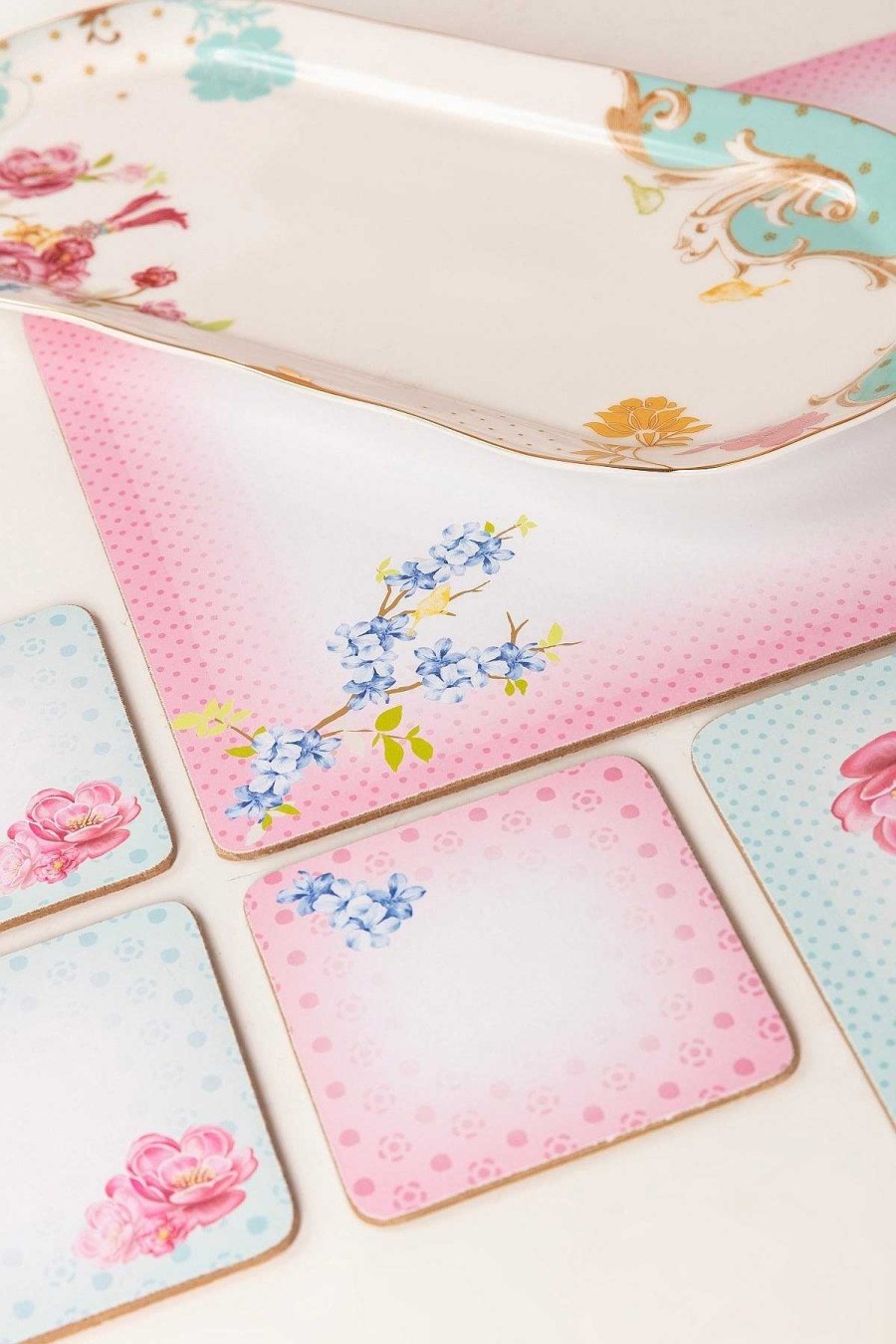 Homeware | Rosa Belle Set Of 6 Rosa Belle Coasters