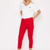 As Seen On Social | West Quay Crop Stretch Jeans In Red