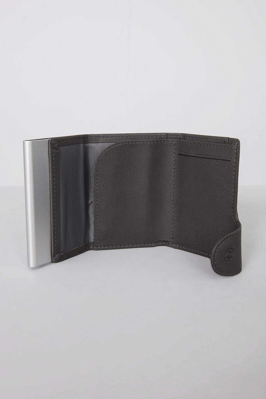 Accessories | C-Secure Bank Cards Protector Wallet In Grey