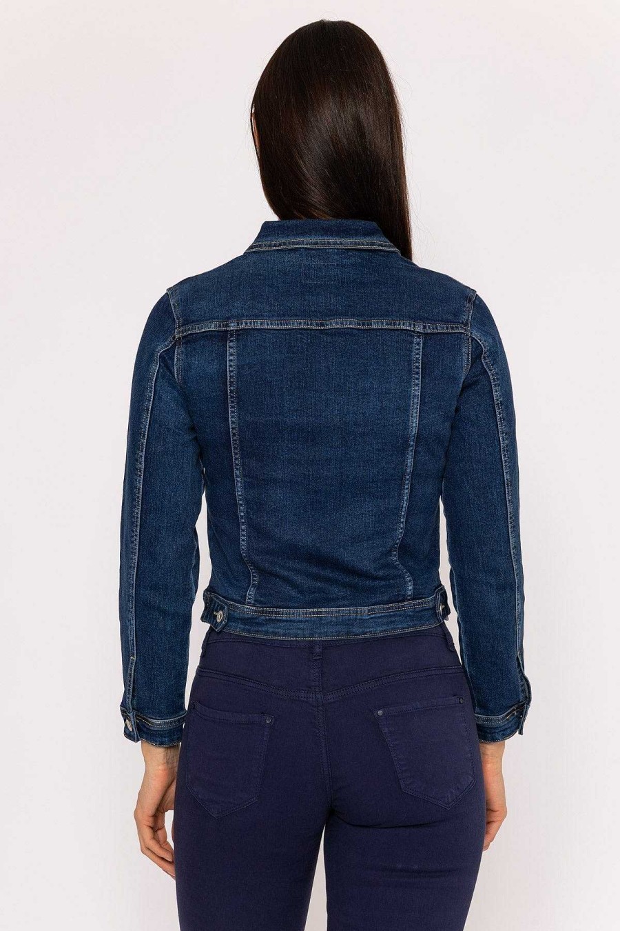 Coats & Jackets | Kalisson Denim Jacket In Dark Blue