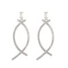 Boxed Gifts | Knight & Day Silver Crescent Drop Earrings