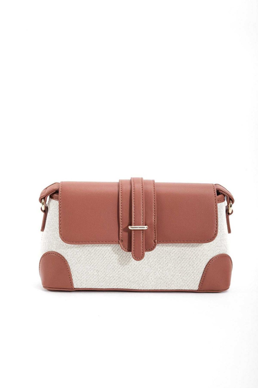 Accessories | SOUL Accessories Contrast Top Shoulder Bag In Tan