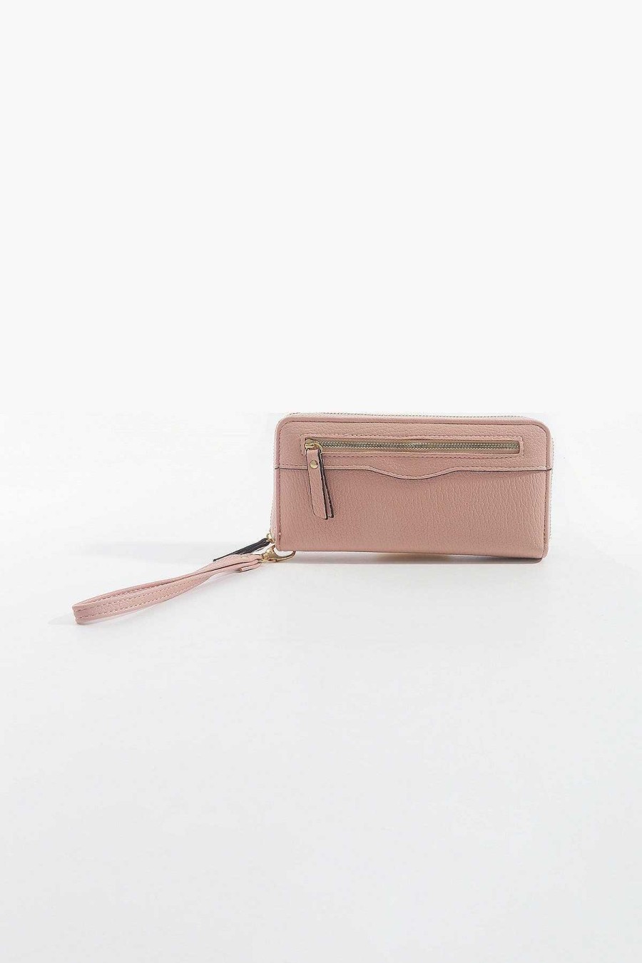 Accessories | SOUL Accessories Front Zip Purse In Pink