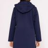 Coats & Jackets | Kelly & Grace Weekend Soft Shell Jacket In Navy