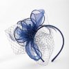 Fascinators | SOUL Accessories Navy Hairband Fascinator With Net & Feathers