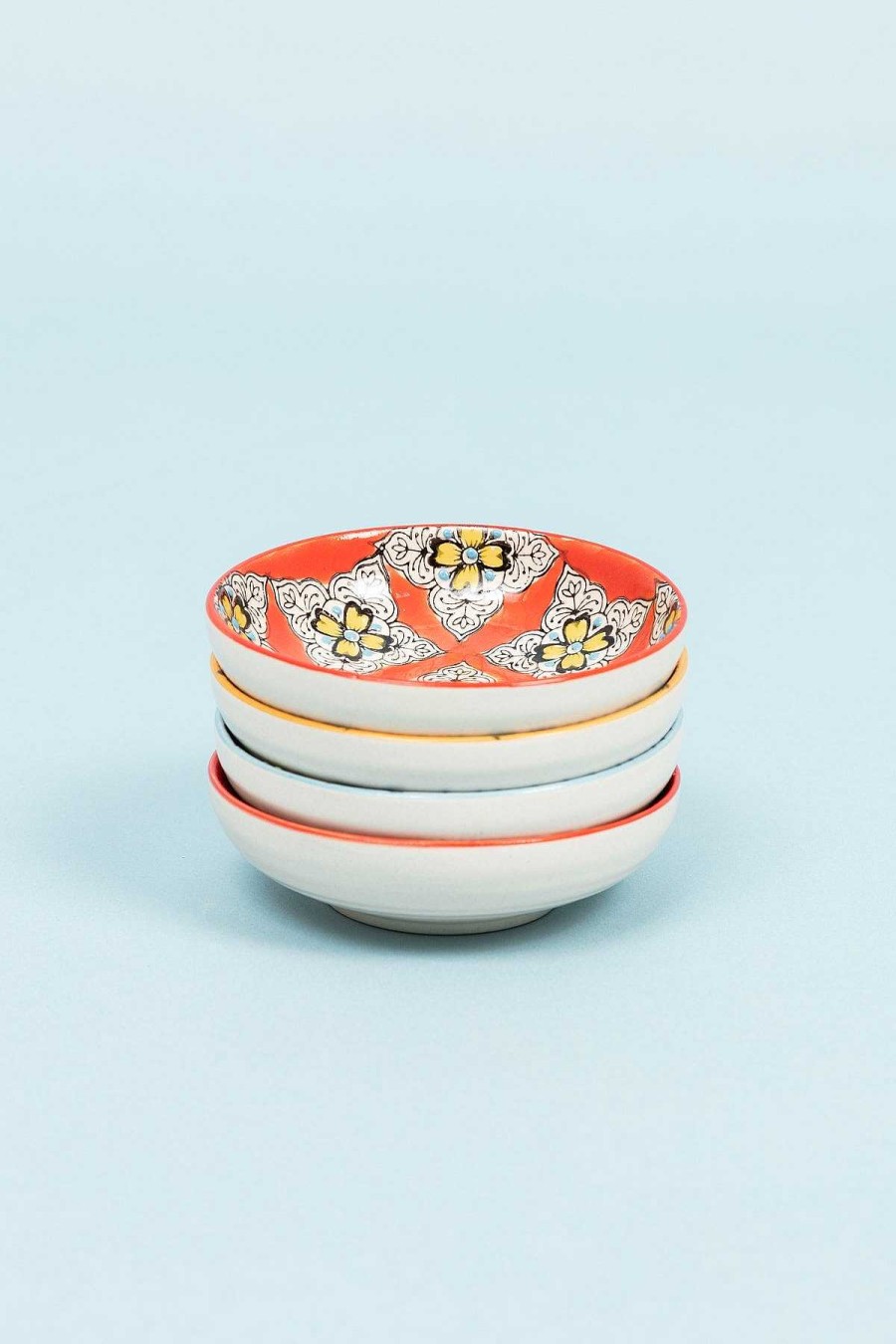 Homeware | Eclectic Set Of 4 Eclectic Dip Dishes