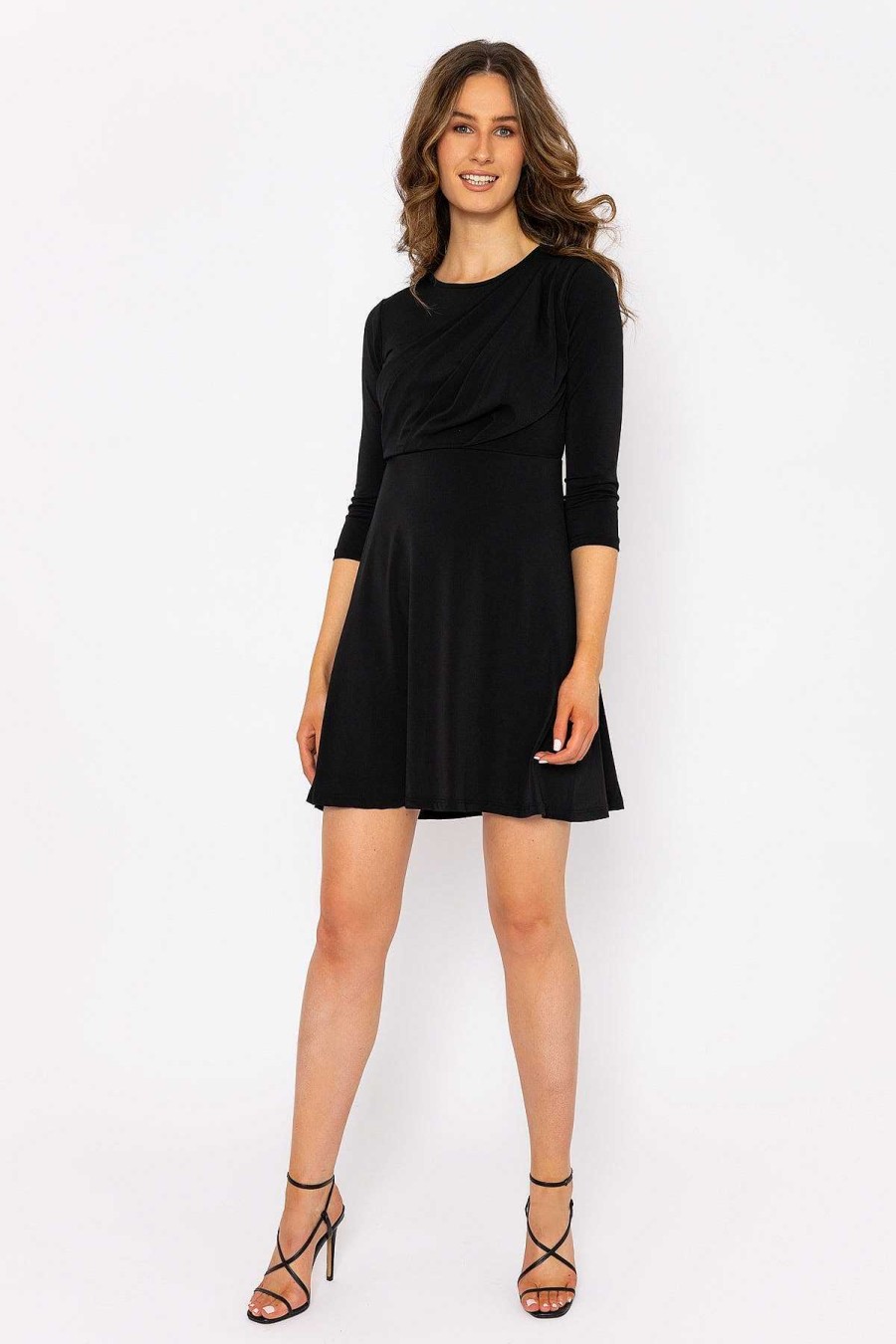 Sale Dresses | Pala D'oro Meghan Black Mini Dress