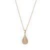 Jewellery | Knight & Day Gold Micropave Teardrop Pendant