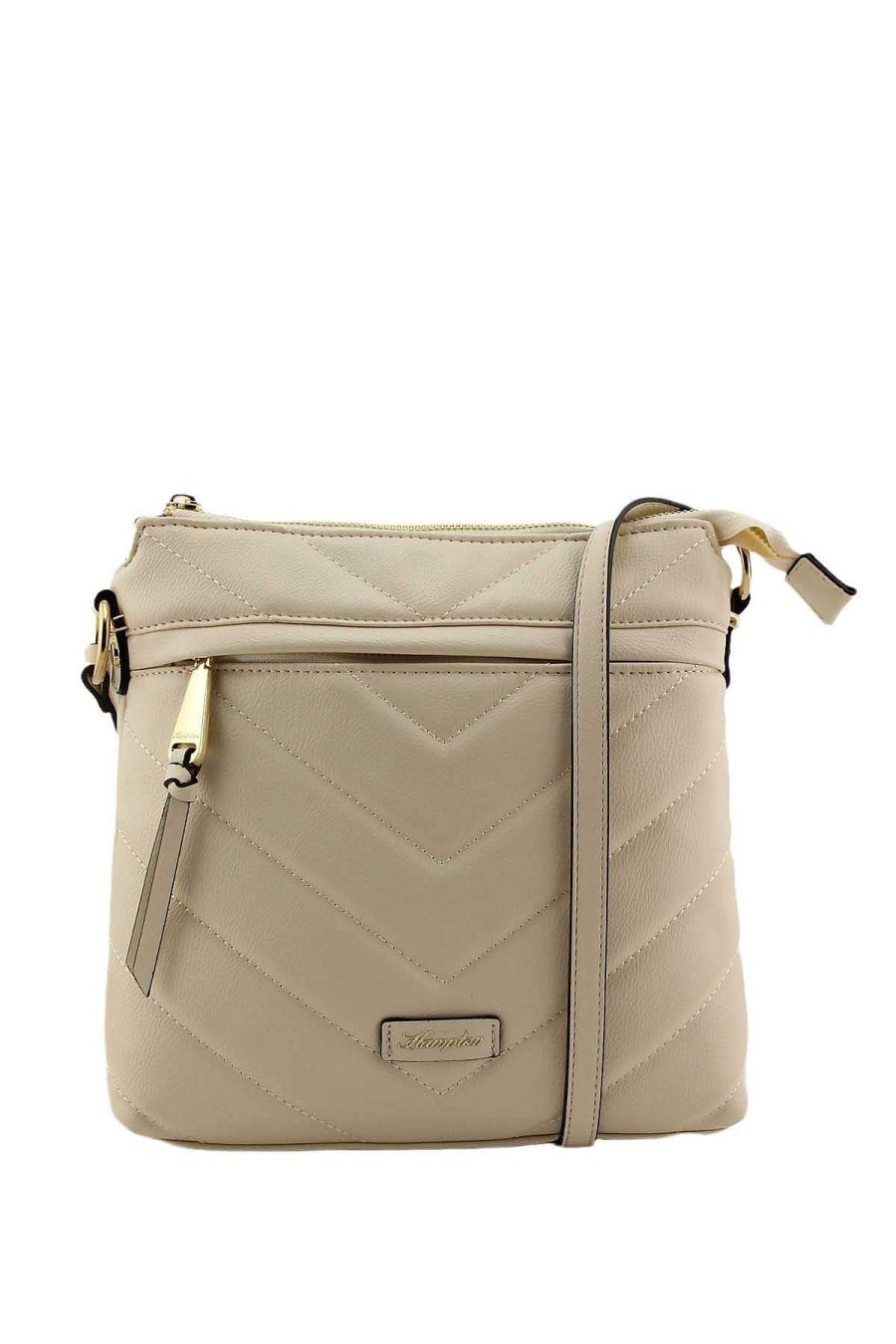 Classic Fashion | Hampton Laja Quilted Crossbody Bag In Beige