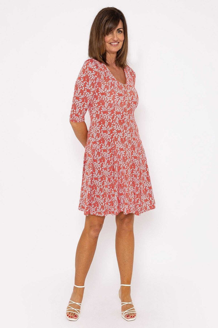 Classic Fashion | J'aime la Vie Aoife Red Print Dress