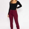 Jeans & Trousers | Kelly & Grace Weekend Sateen Pant In Plum