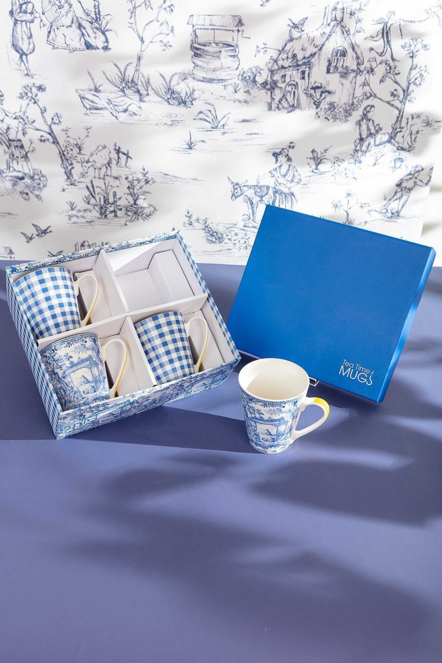 Homeware | Carraig Donn HOME Set Of 4 French Mugs