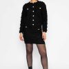 Blazers | Elli White Boucle Jacket In Black