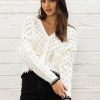 Jumpers & Cardigans | Pala D'oro Sport White Tipped Edge Cardigan