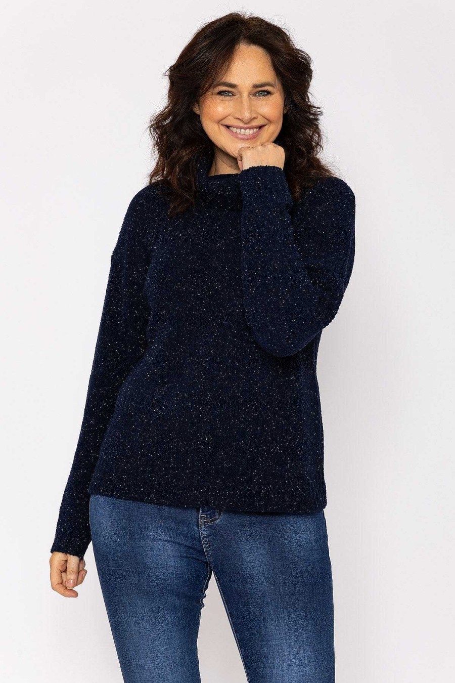 Jumpers & Cardigans | Voulez Vous Lurex Knit In Navy