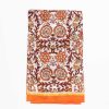 Accessories | SOUL Accessories Silk Blend Floral Scarf In Orange