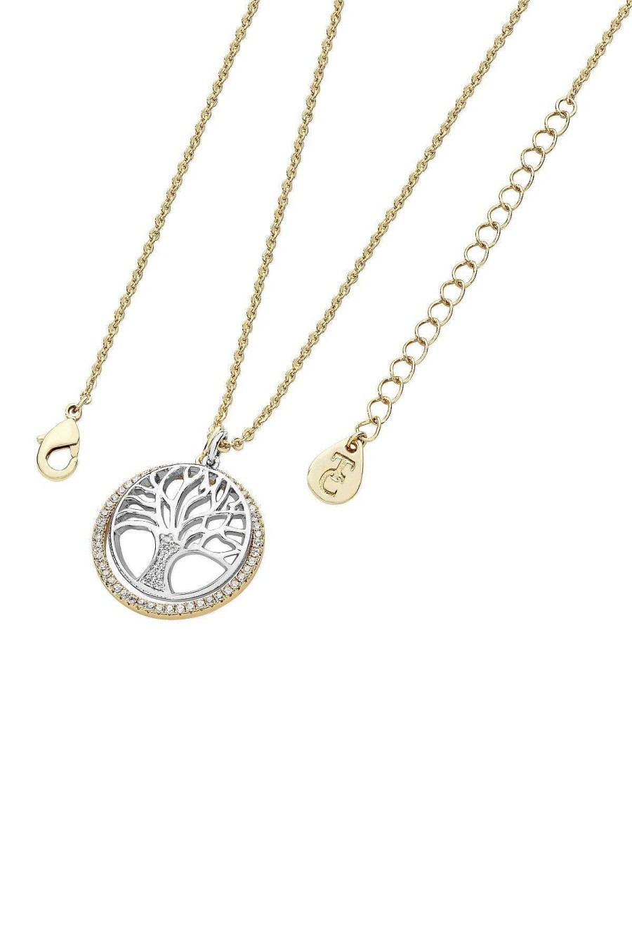 Boxed Gifts | Tipperary Crystal Jewellery Floating Tree Of Life Circle