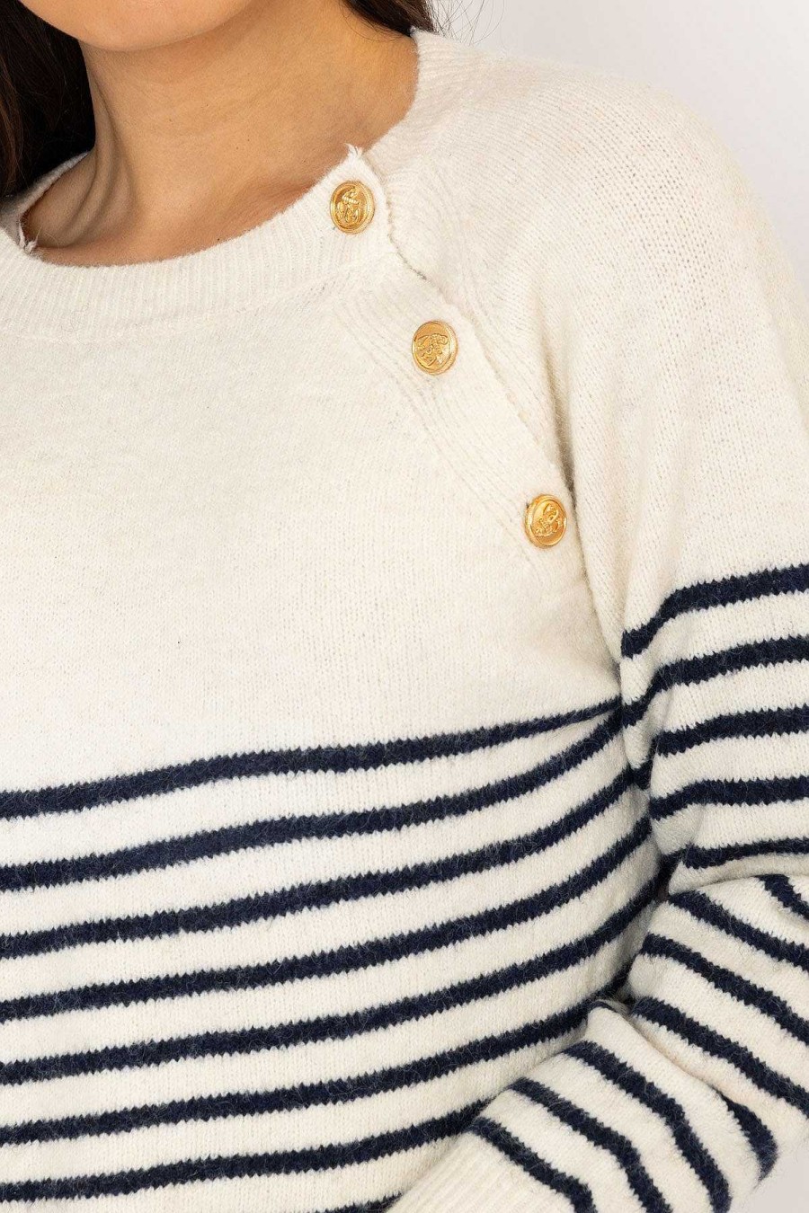 Jumpers & Cardigans | J'aime la Vie Breton Navy Stripe Knit Jumper