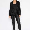 Blazers | Rowen Avenue Sequin Chuck On Jacket In Black