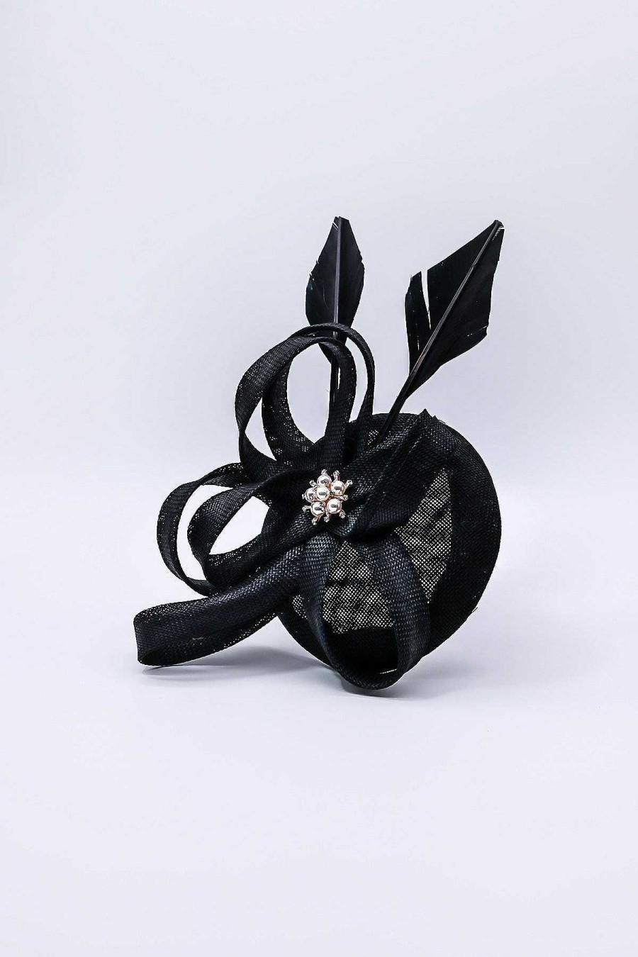 Fascinators | SOUL Accessories Diamante Feature Fascinator In Black