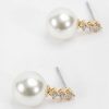 Boxed Gifts | Soul Jewellery Gold Tone Diamante Pearl Earrings