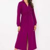 Sale Dresses | Pala D'oro Susannah Midi Dress In Magenta