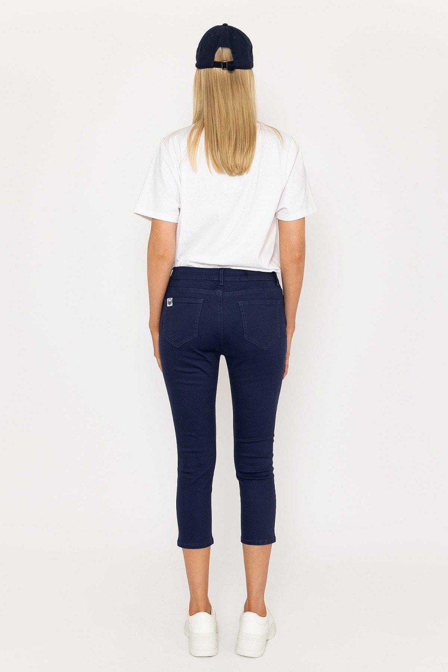 Jeans & Trousers | West Quay Crop Stretch Jeans In Navy