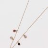 Necklaces | Joularie Coloured Teardrop Chain