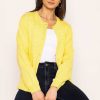 Jumpers & Cardigans | Kelly & Grace Weekend Heart Cardigan In Yellow