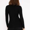 Jumpers & Cardigans | Kelly & Grace Weekend Rib Knit Top In Black