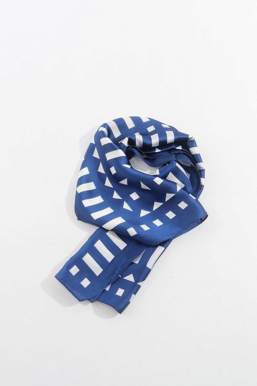 Accessories | SOUL Accessories Geo Neckerchief Scarf In Navy